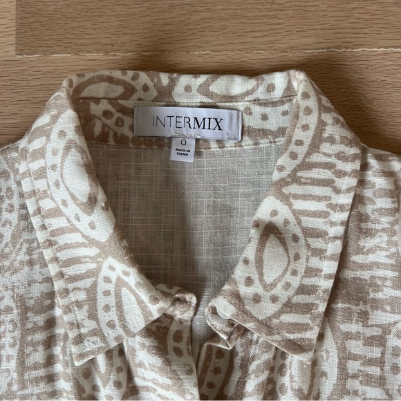 INTERMIX Piper Printed Poplin Romper - Picture 4 of 12